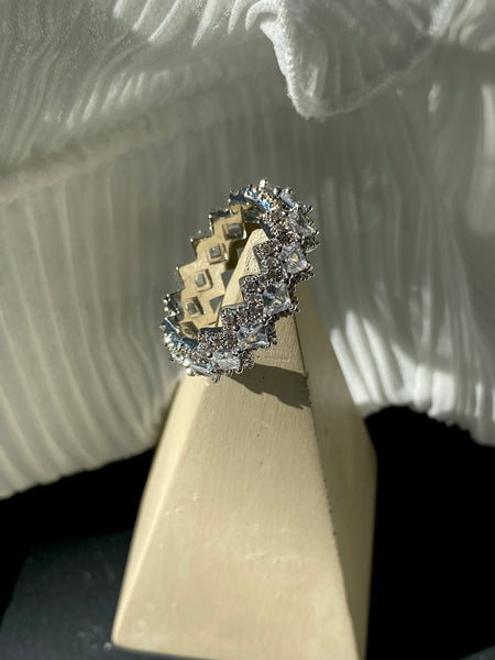 PRUDENCE | Gold/Silver cubic zirconia  | Ring