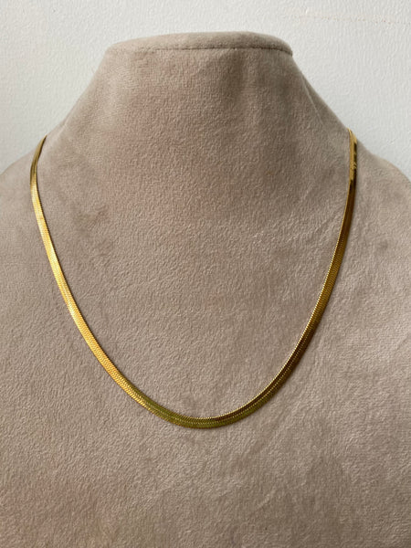 MILES |Gold/silver Steel Snake Chain 4mm |48cm/55cm/60cm/65cm| Mens Necklace