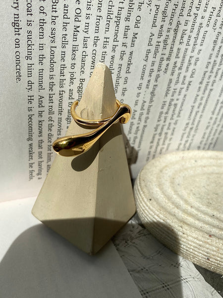 CONSTANCE | Tarnish Free | Adjustable | Gold Ring