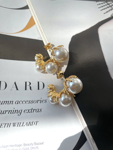 KATE | Tarnish Free | Gold Chunky Multi-Pearl Stud | Earrings