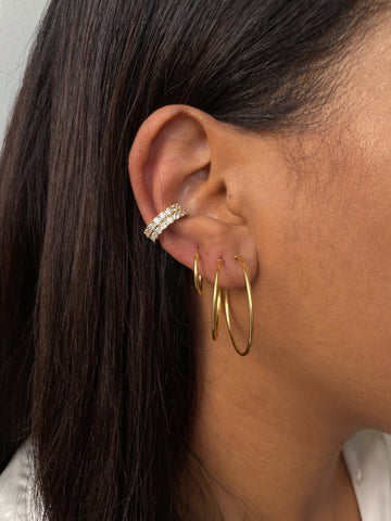 DAILY DAINTY | S925 Sterling Silver | 18ct Gold/Silver Plated |Lightweight Thin Hoop Earring’s