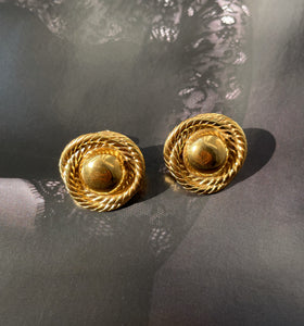 MADELINE | Tarnish Free | Gold/Silver Chunky Circle Stud | Earrings