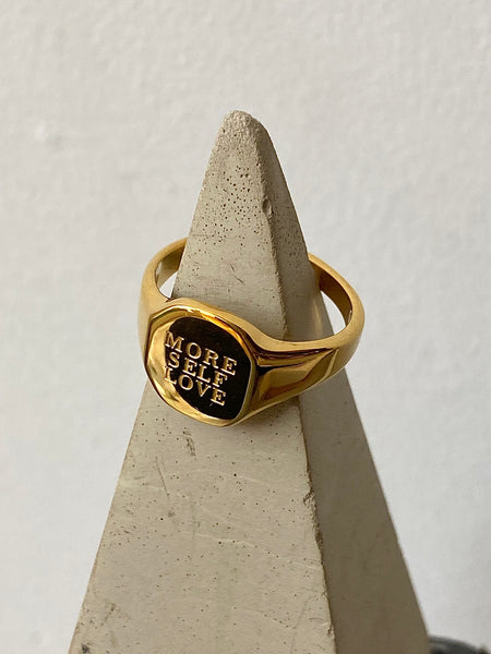 WORD RINGS| Tarnish Free | Gold Ring