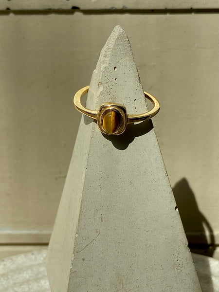 PETRA| Tarnish Free |  |Minimalist Gold Opal Ring