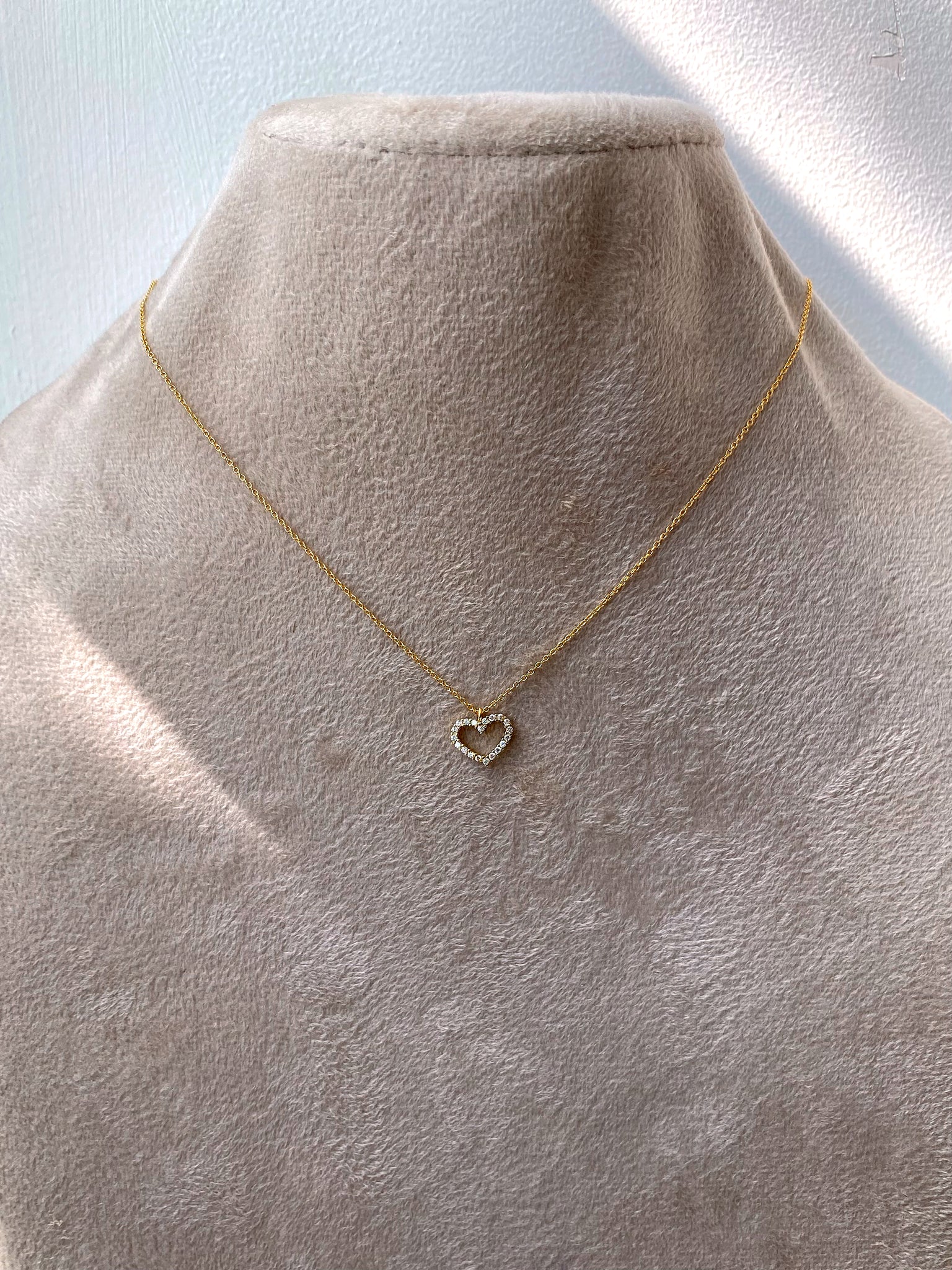 ADORA| S925 Sterling Silver | 18ct Gold/Silver Plated | Heart Necklace