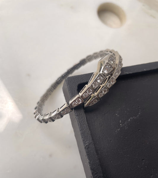 SNAKED | Gold/Silver | Encrusted Snake | Bracelet/Ring (1 piece)