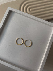 DAILY DAINTY | S925 Sterling Silver | 18ct Gold/Silver Plated |Lightweight Thin Hoop Earring’s