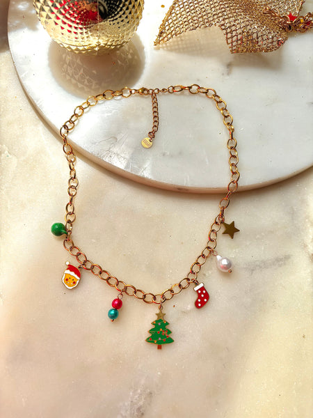 Christmas Set| Tarnish-Free | Charms | Necklace/Bracelet/Earrings