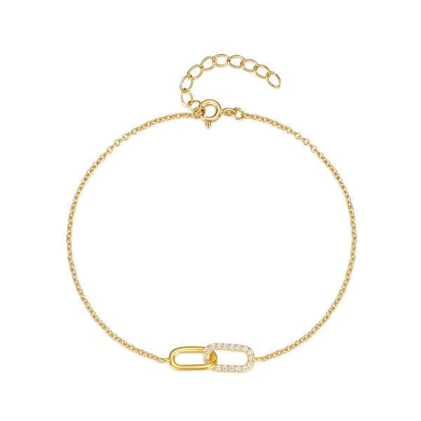 INTERLUDE BRACELET | S925 Sterling Silver | 18ct Gold Plated