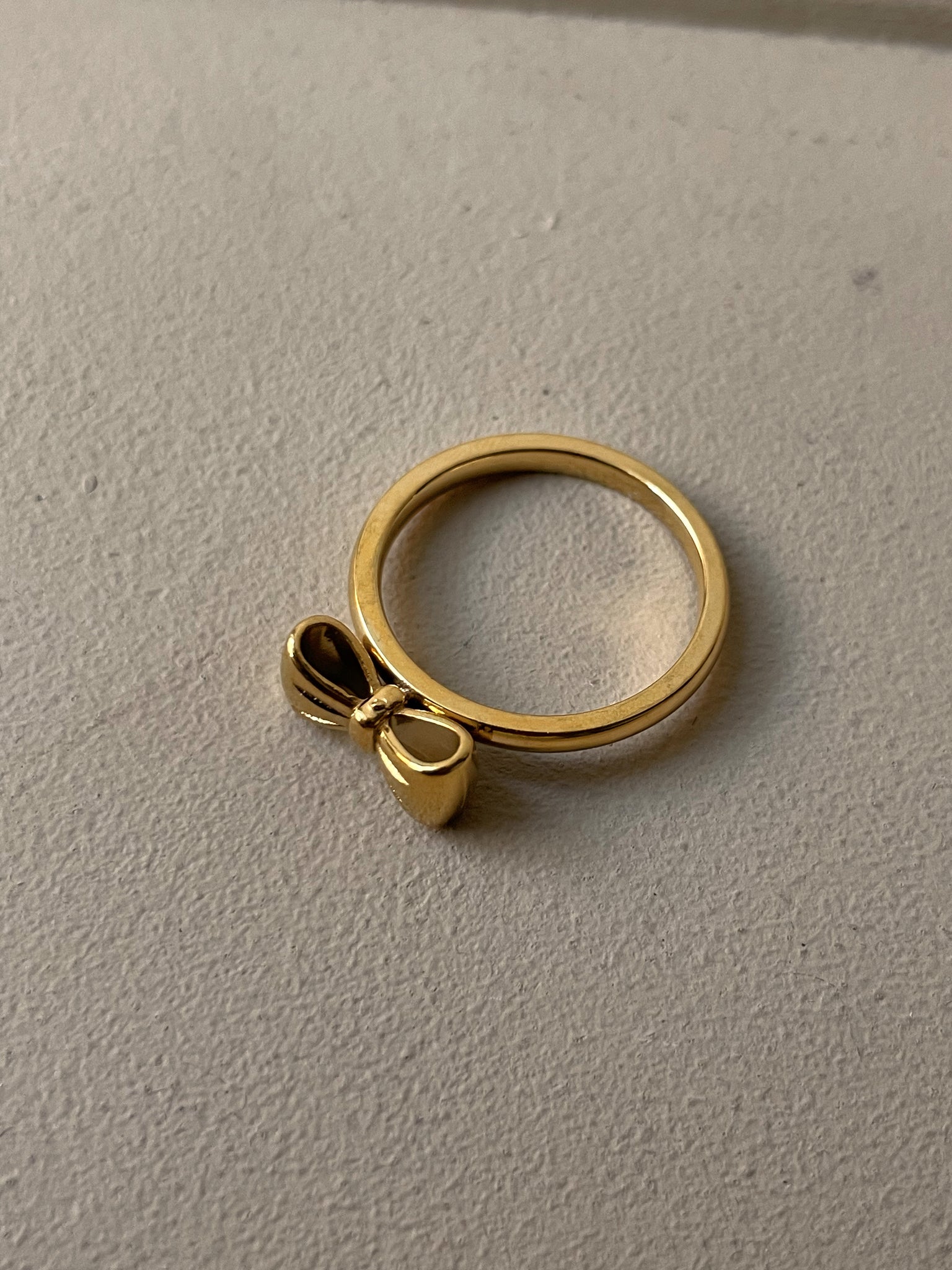 BOW RING | Tarnish Free | Gold Mini Bow | Ring