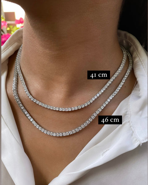 Luxury Tennis Necklace I 3mm | AAA Grade Cubic Zirconia