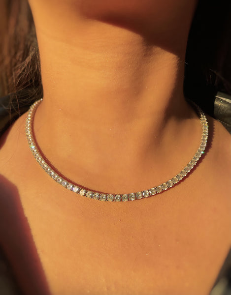 Luxury Tennis Necklace I 3mm | AAA Grade Cubic Zirconia