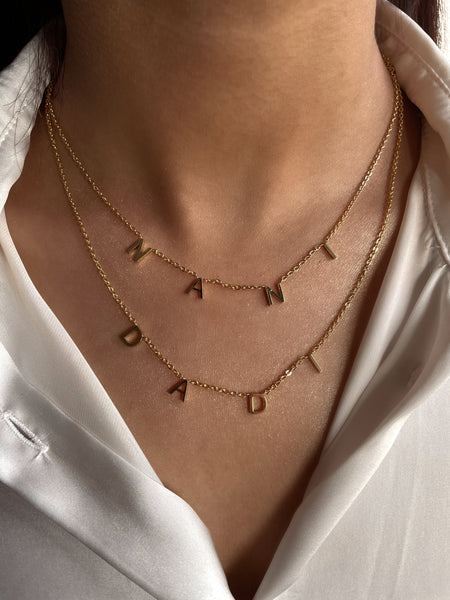 GLAMMA GRANNY GRAN OUMA MA NAN NANI NANA DADI GRANDMA GOGO GLAMMY GIGI | GRANDMOTHER WORD NECKLACES | 11 styles | Tarnish Free | 18ct Gold Plated and Stainless Steel |